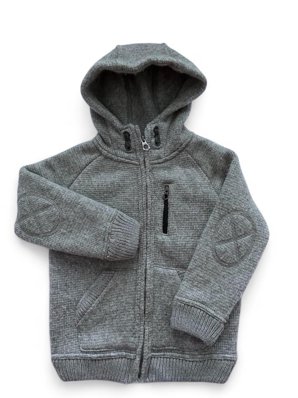 Kid/youth size 6 (small) Zara wool blend thick zip up sweater